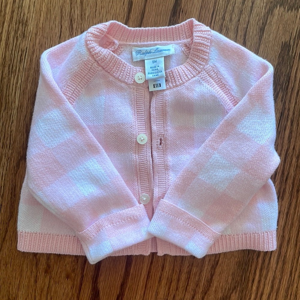 Ralph Lauren Pink Cardigan